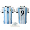 Officiële Voetbalshirt Argentinië Julian Alvarez 9 Thuis WK 2022 - Heren